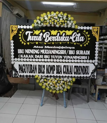 Papan Bunga Duka Tanjung Duren